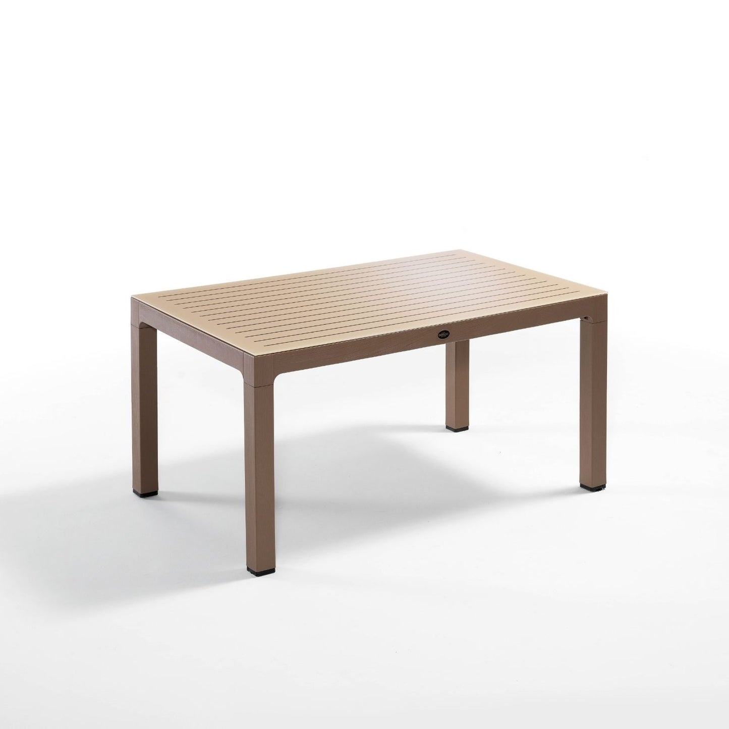 Novussi Wood Table 90x150 Lined Glass Table