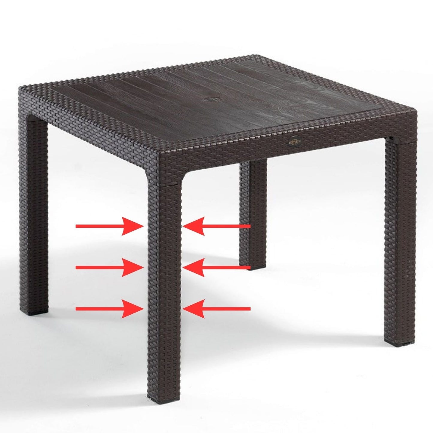 Rattan Table Leg 2 Pieces
