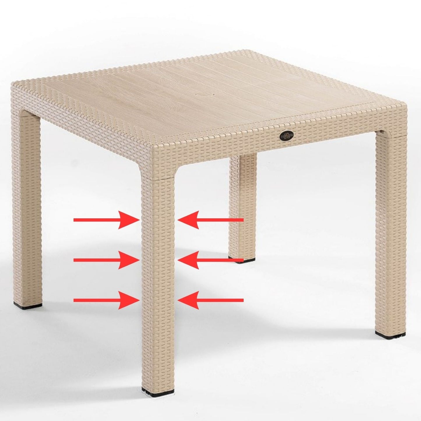 Rattan Table Leg 2 Pieces