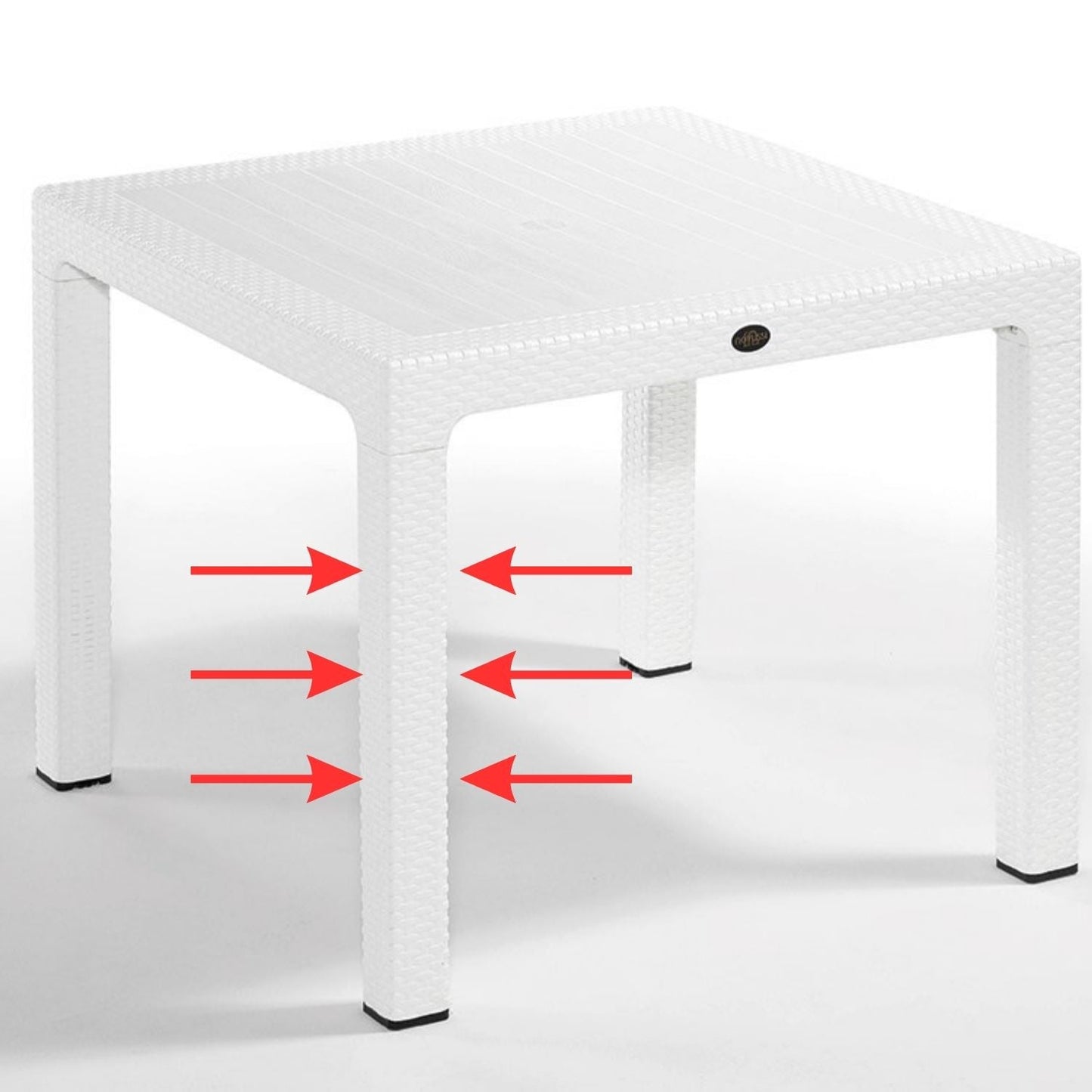 Rattan Table Leg 2 Pieces