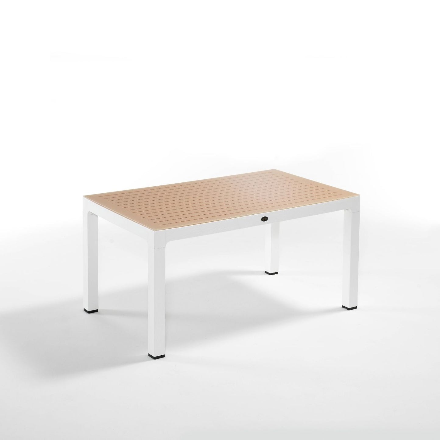 Novussi Wood Table 90x150 Lined Glass Table