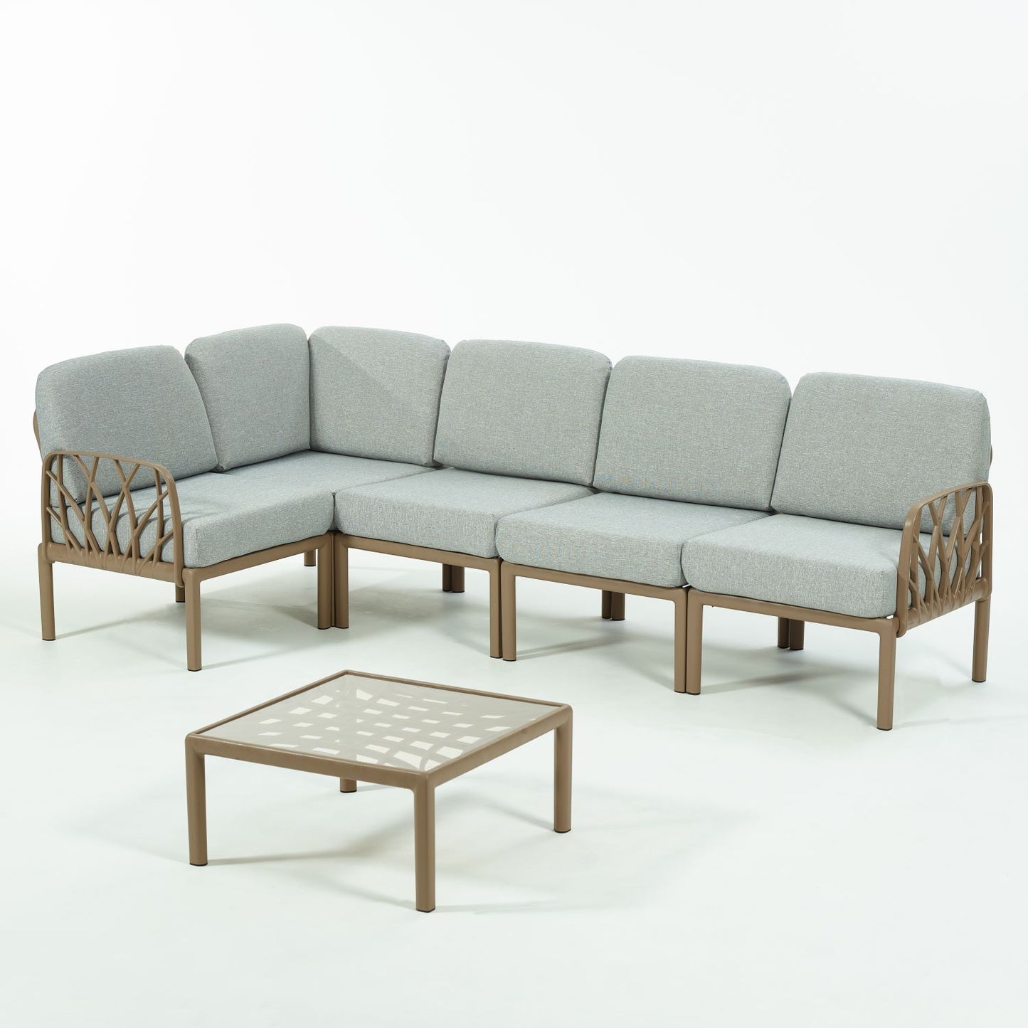 Novussi Garda Sofa Set ''L'' + Camlı Orta Sehpa