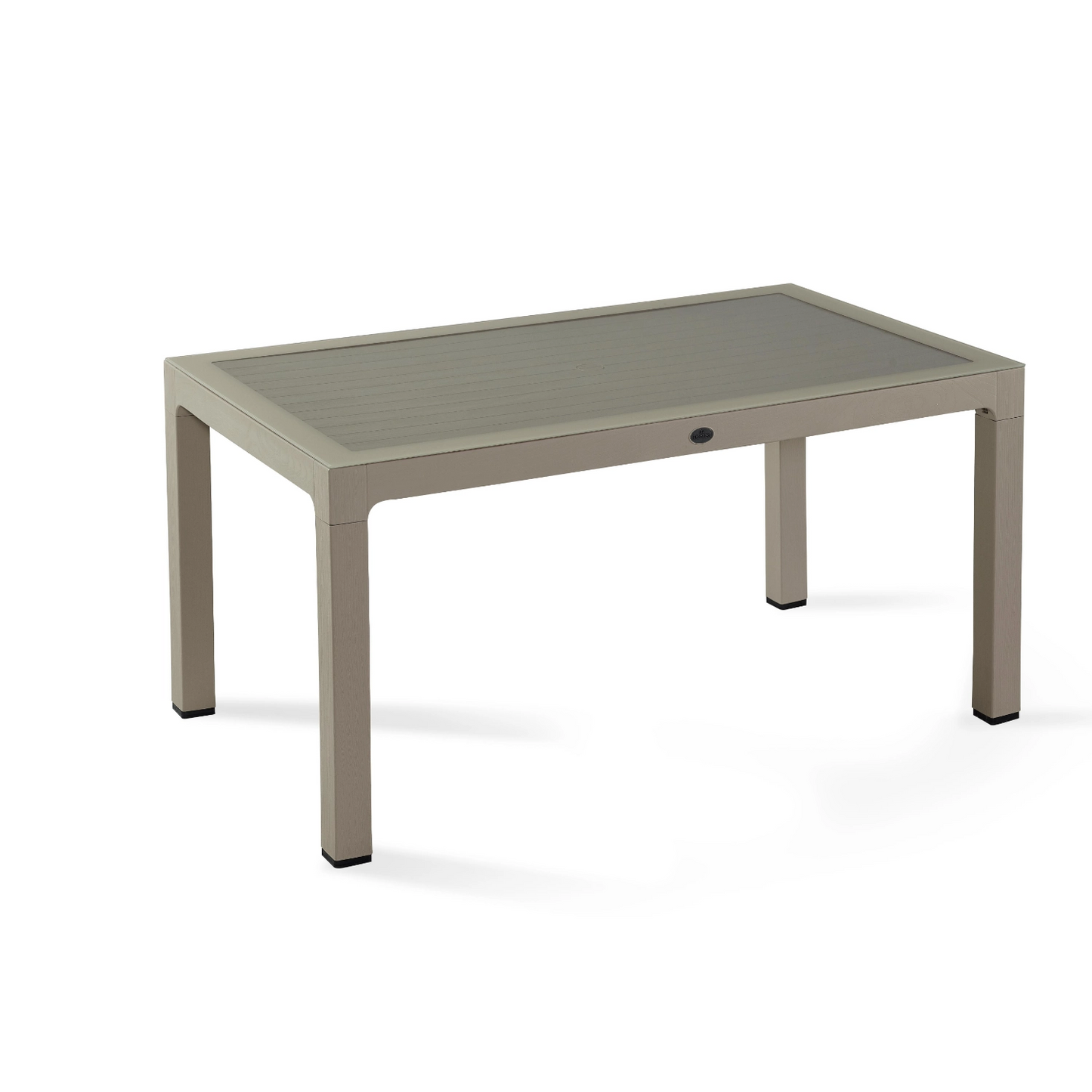 Novussi Wood 90x150 Stencil Glass Table